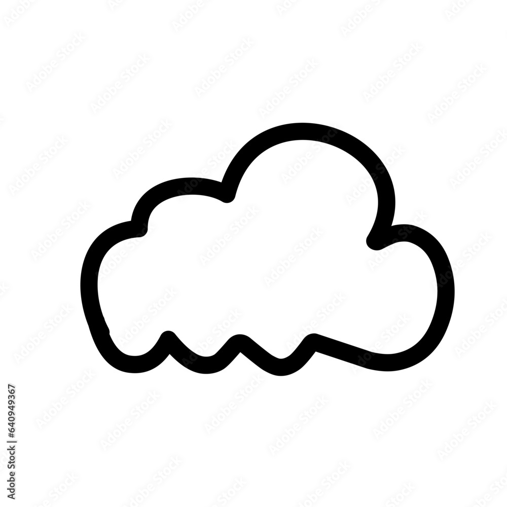 cloud line icon cloud line icon