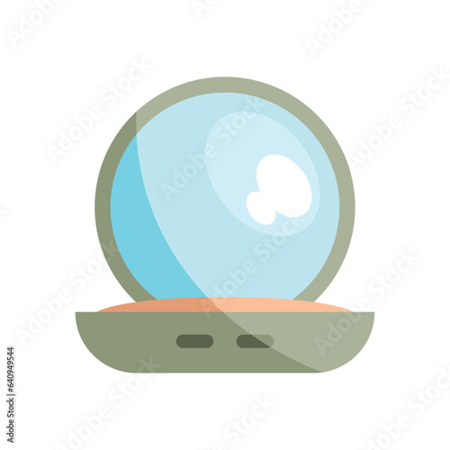 compact mirror illustration