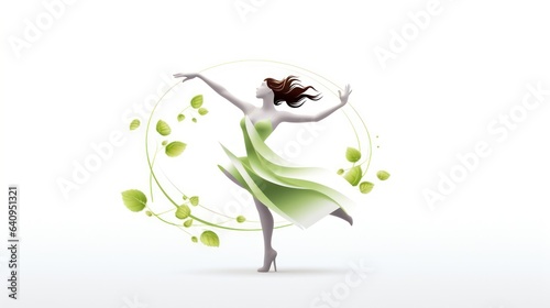 Grape Zen Flow: Balanced Yoga Logo Design © Iqdam