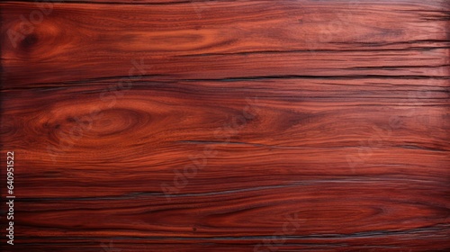 background Saturated texture of mahogany. The texture of a new polished wooden board in red tone. 