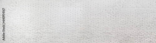 White brick wall as background  banner design