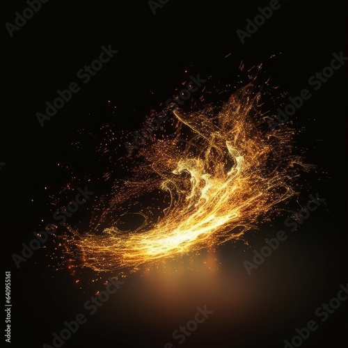 Arcane Magic Fireballs and Swirls 4k