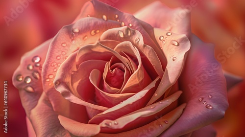 The Pink Rose  A Masterpiece of Realistic Photography and Octane Rendering  Capturing Intricate Details and Rich Colors. Generative AI