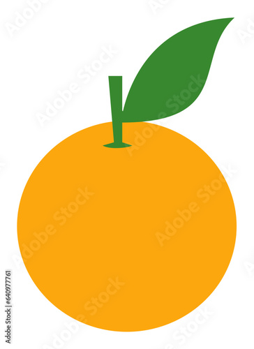 orang fruit icon. Editable vector file. Recolorable