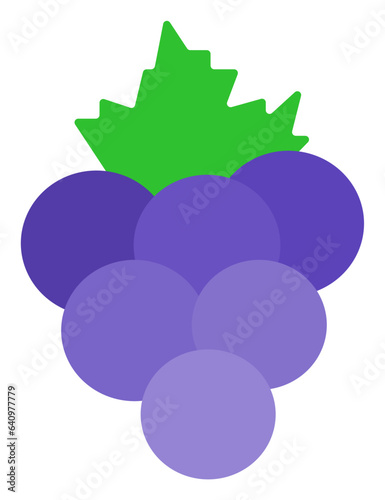 grape fruit icon. Editable vector file. Recolorable