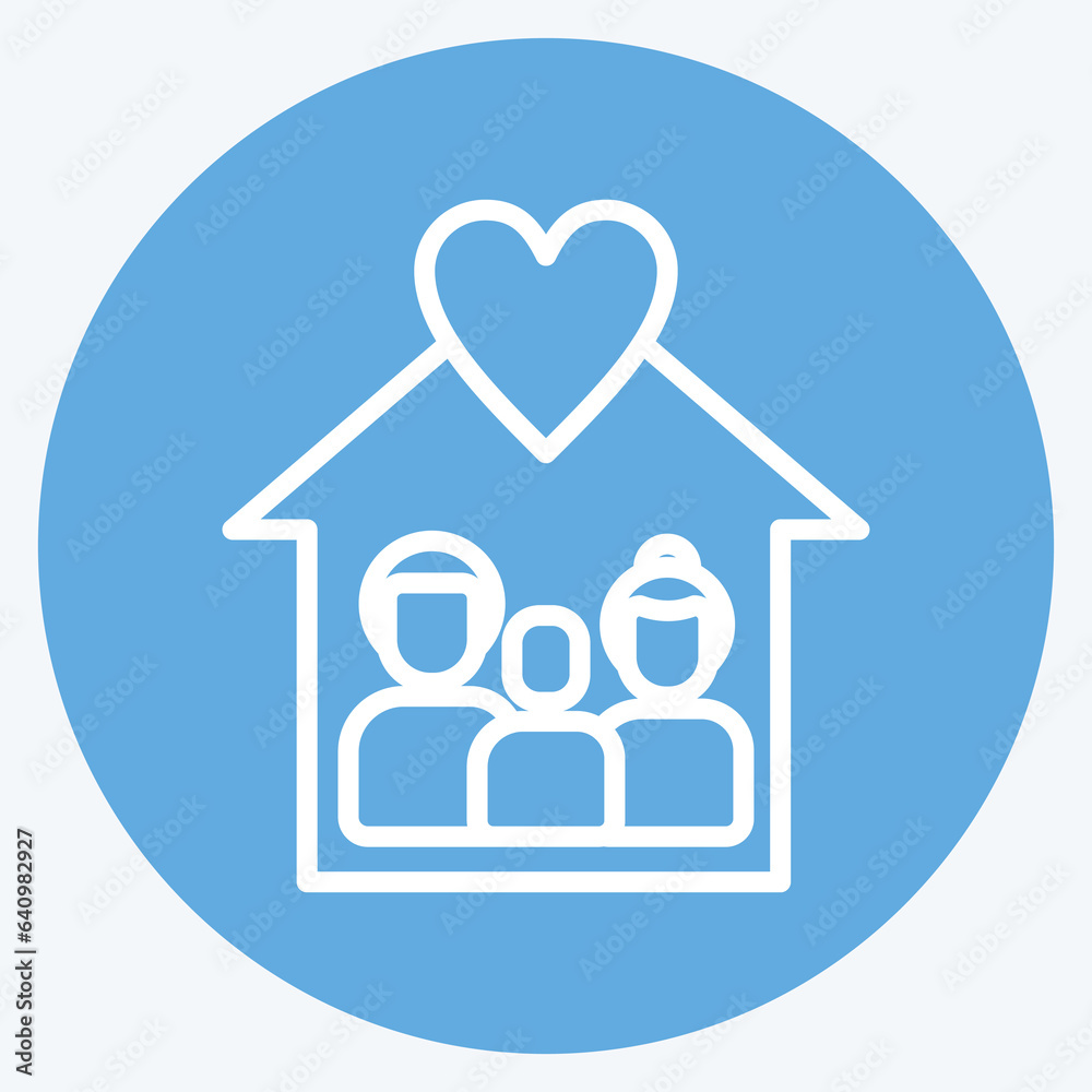 Icon Love Familys. related to Family symbol. glyph style. simple design editable. simple illustration Icon Love Familys. related to Family symbol. glyph style. simple design editable. simple illustration