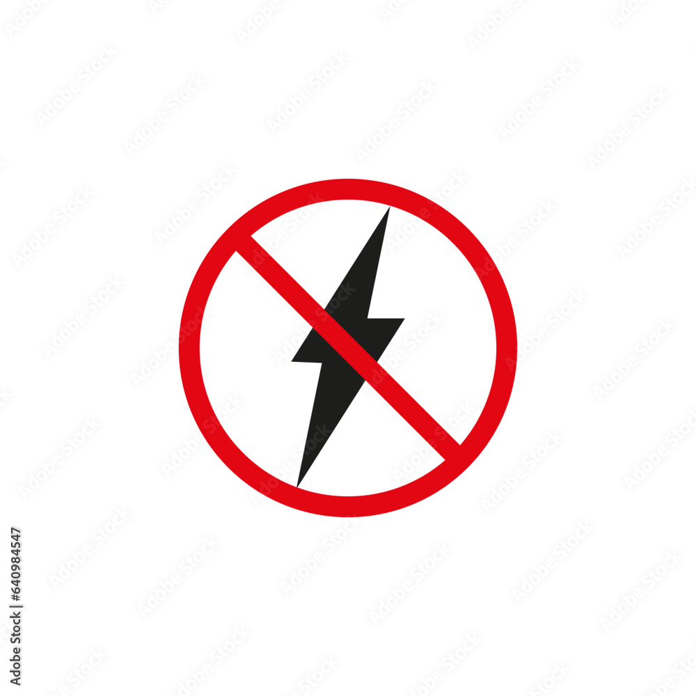 No electricity. Energy crisis icon. Vector illustration. EPS 10. No electricity. Energy crisis icon. Vector illustration. EPS 10.