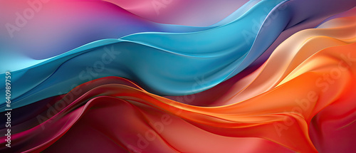 Abstract colorful bold colors and gradients waves texture background.generative ai