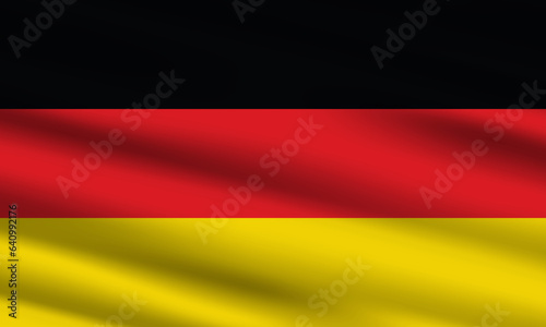 germany national flag 3d waving background
