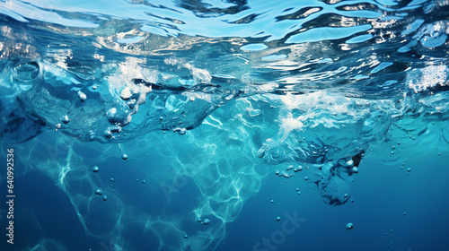Blue fresh water background © avivmuzi