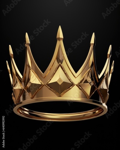golden crown 3d