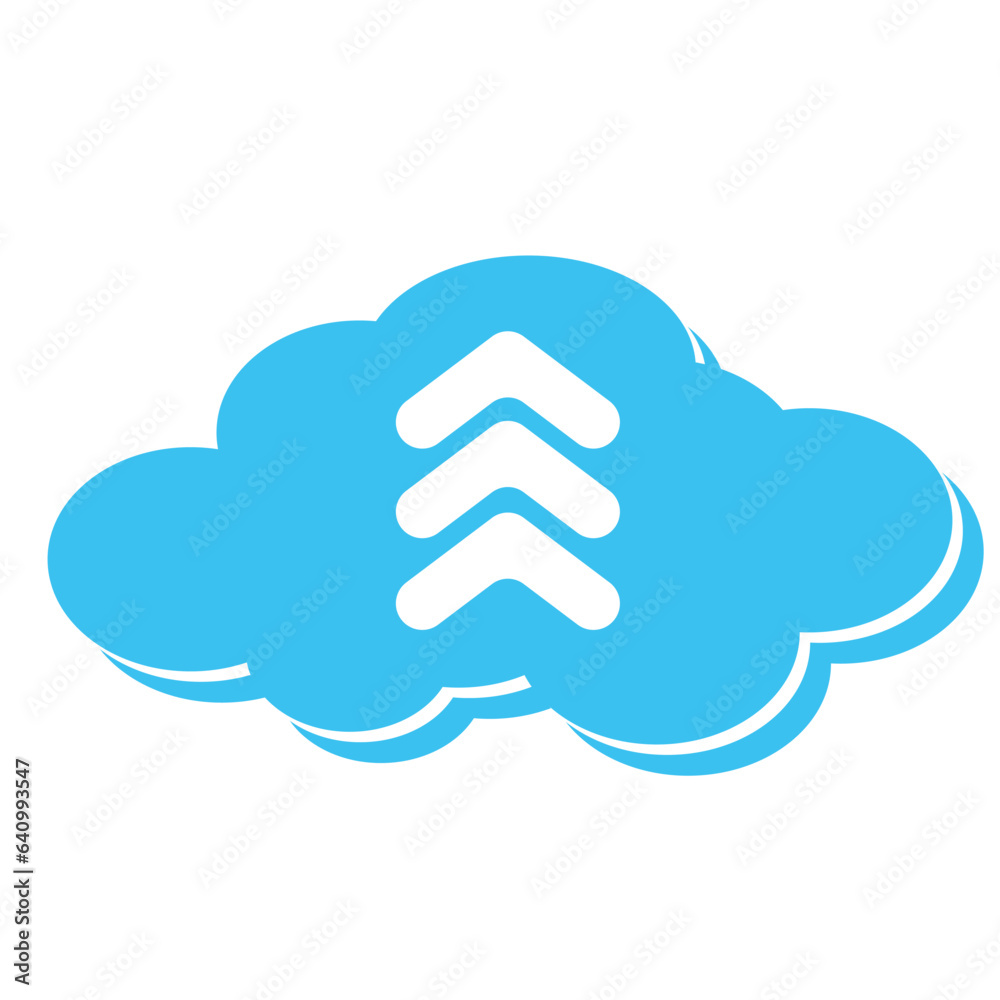 cloud computing concept illustration, cloud cloud computing concept illustration, cloud