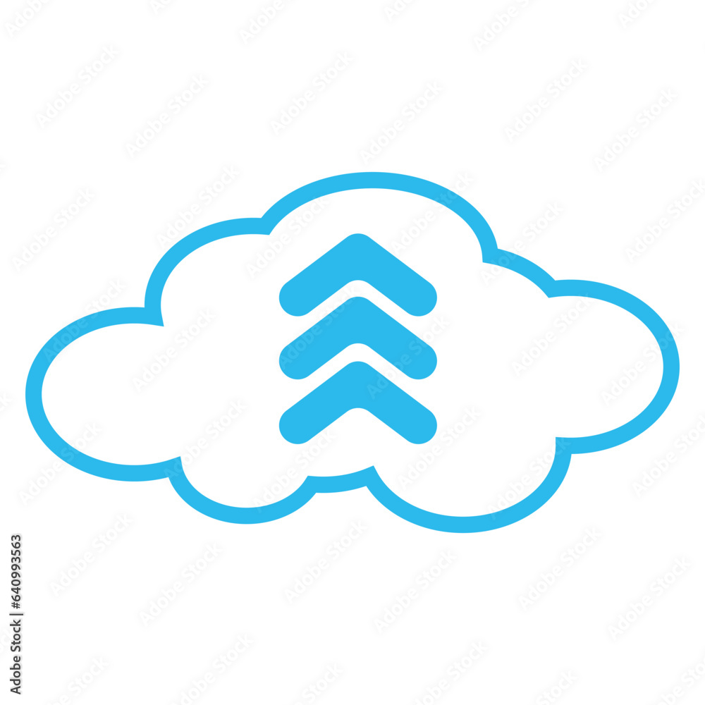 cloud computing concept illustration, cloud cloud computing concept illustration, cloud