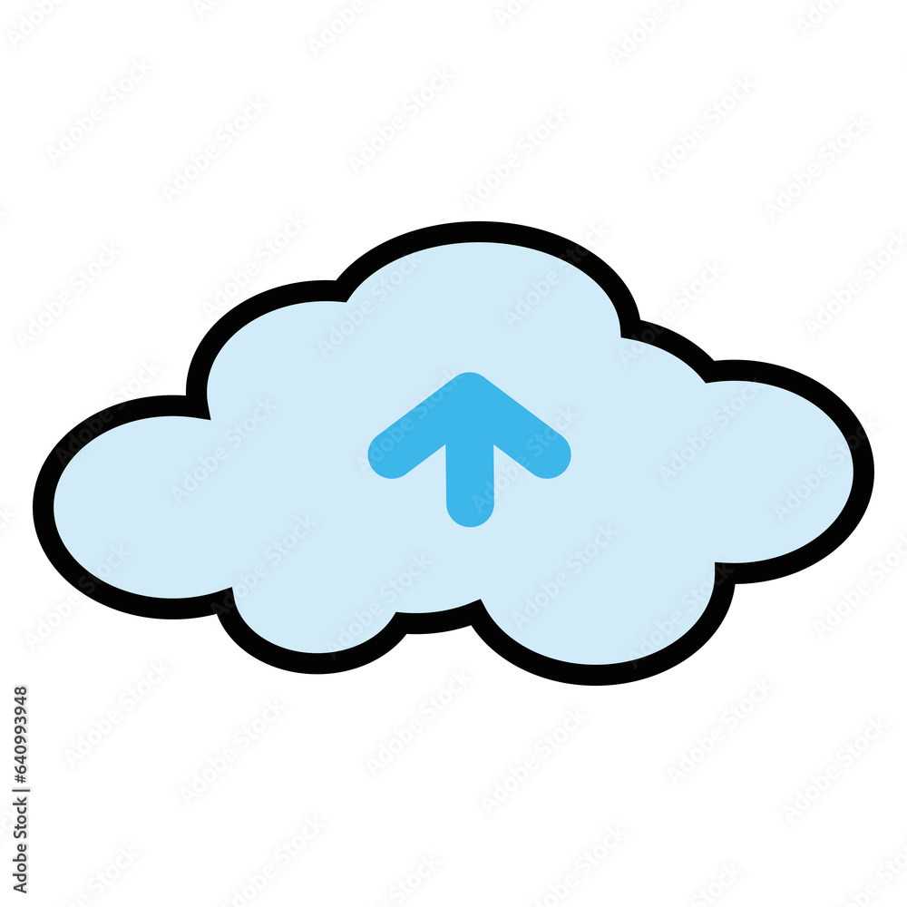 cloud computing concept illustration, cloud cloud computing concept illustration, cloud
