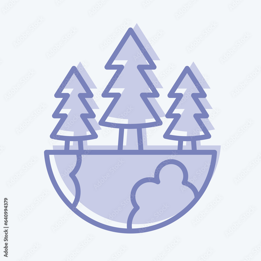 Icon Earth Environment. related to Environment symbol. two tone style. simple illustration. conservation. earth. clean Icon Earth Environment. related to Environment symbol. two tone style. simple illustration. conservation. earth. clean