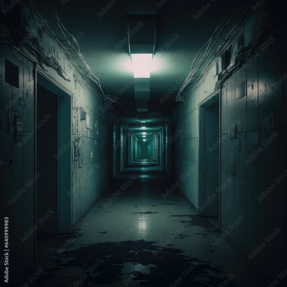 Melancholic Corridor: A Scared Journey Through the Darkness Enhanced by FXAA, TXAA, and RTX Effects