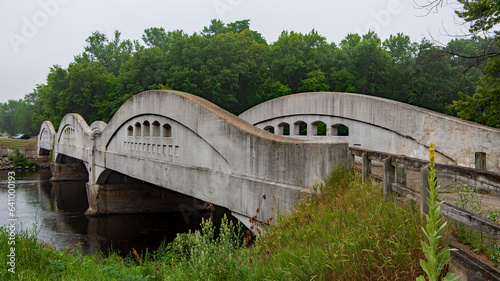 Fotografia Mottville Bridge in Mottville, St. Joseph County, Michigan