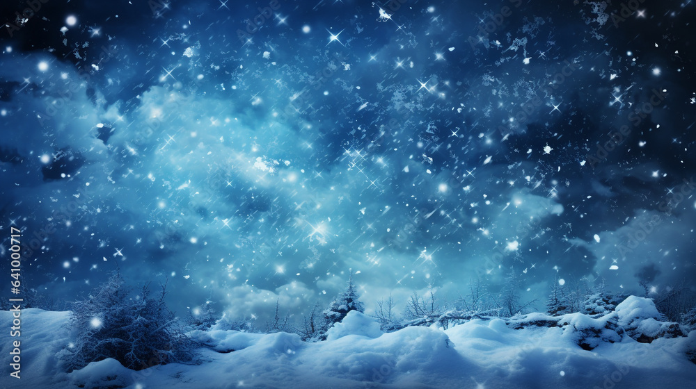 Cold snow background Cold snow background