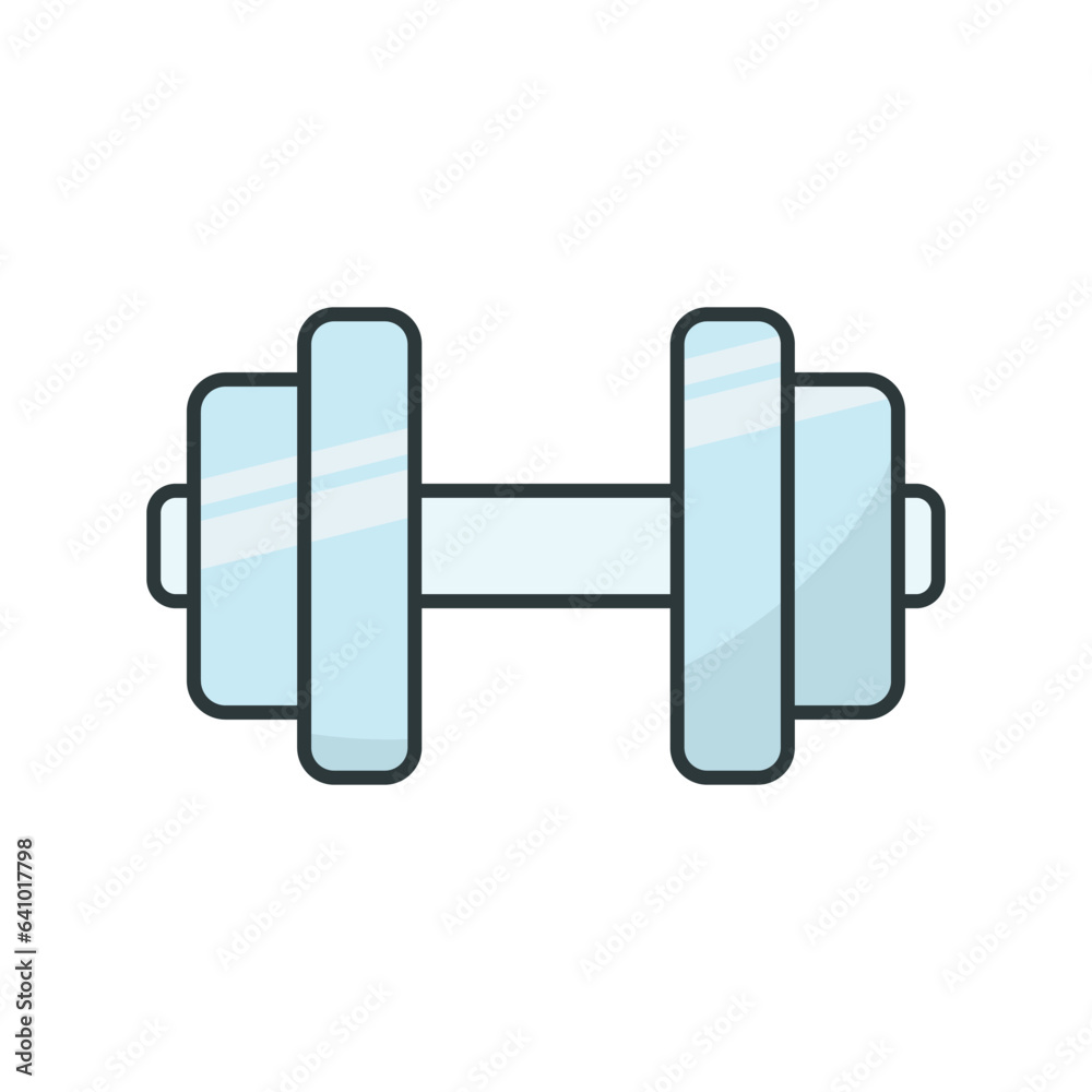 Dumbbell icon vector design templates simple and modern