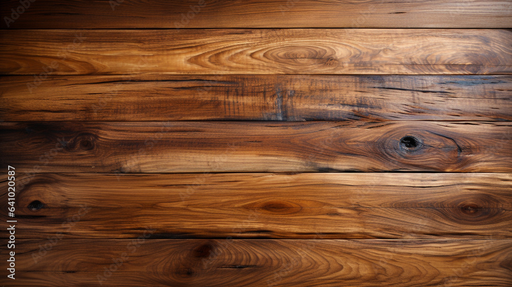 Fototapeta premium Brown wood grain background