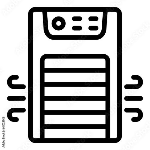 Air Purifier outline icon