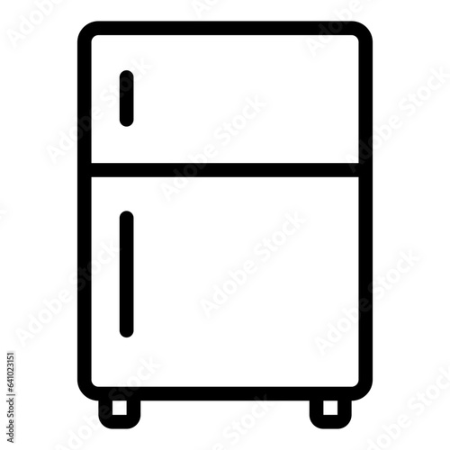 Refrigerator outline icon photo