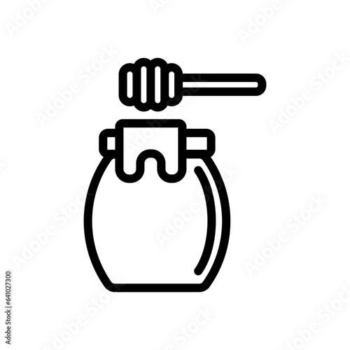 honey icon line style vector
