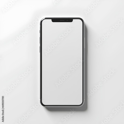 Generative AI photo of smartphone mockup template