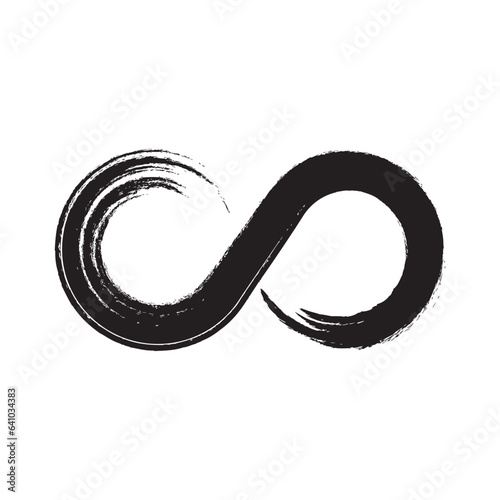 infinity icon vector