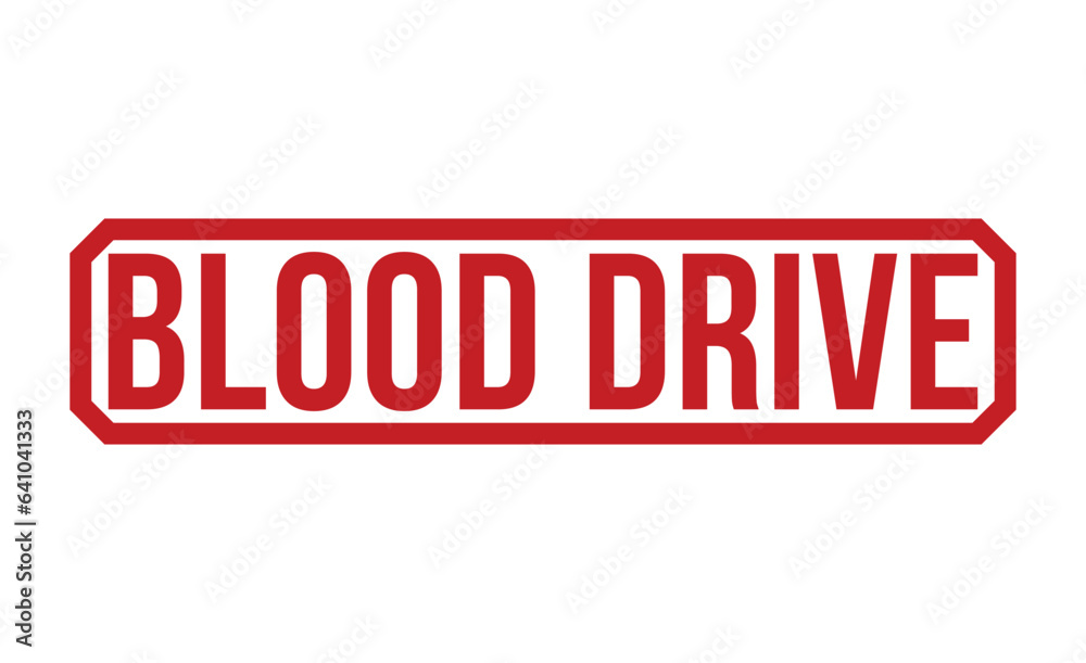 Blood Drive Red Rubber Stamp vector design. Blood Drive Red Rubber Stamp vector design.
