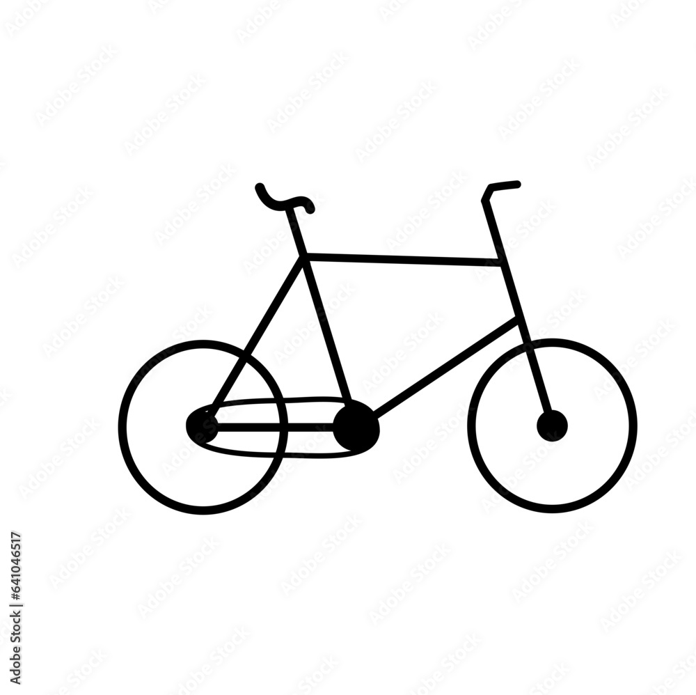 bicycle icon vector