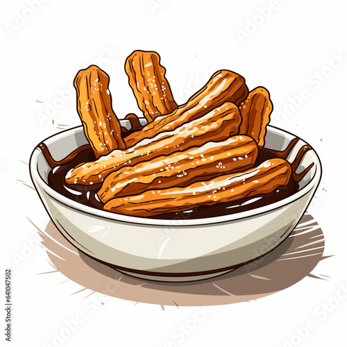 Portion of churros