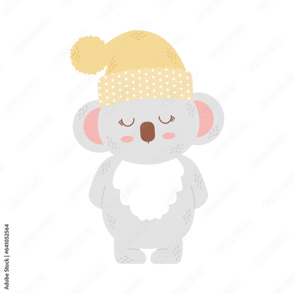 Sweet dreams. Cute character sleeping Panda on a white background. Design of children's clothes and toys. Flat vector illustration. Sweet dreams. Cute character sleeping Panda on a white background. Design of children's clothes and toys. Flat vector illustration.