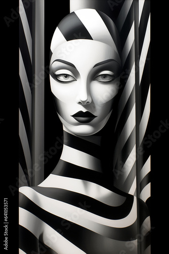 Fotografie black and white portrait