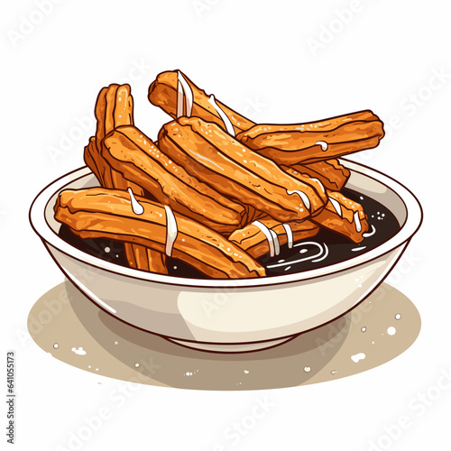 Portion of churros