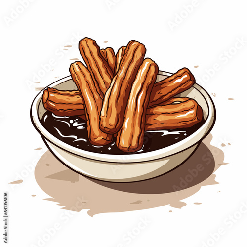 Portion of churros