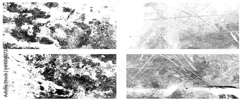 Collection of grunge textures, overlay textures set stamp with grunge effect, cement wall vector Illustration. dark concrete wall texture background.