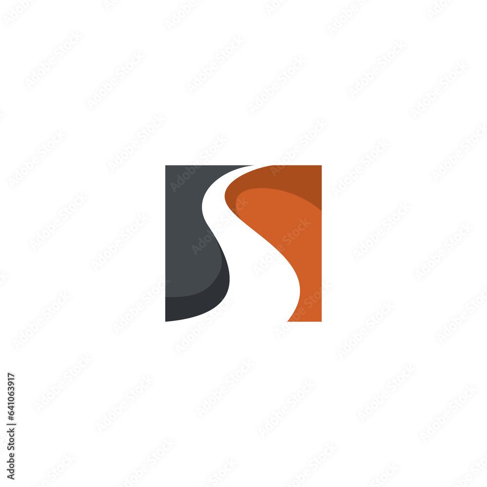 Letter S Abstract Logo Design. S Road Logo Letter S Abstract Logo Design. S Road Logo