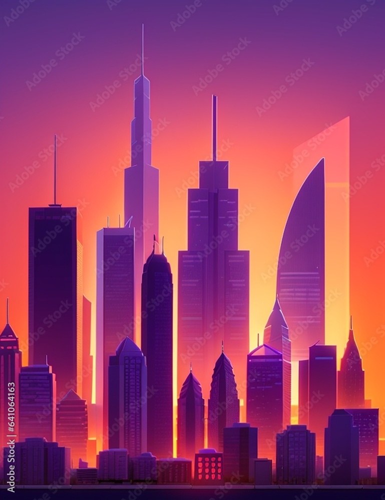 Obraz premium City Landscape