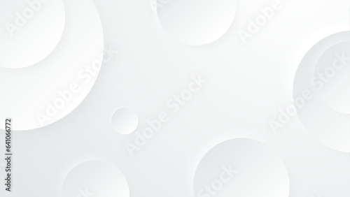 Modern abstract white abstract background vector with minimalist dynamic and smooth shapes