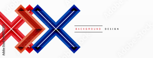 Cross line background minimal geometric template. Design for wallpaper, banner, background, landing page, wall art, invitation, prints, posters