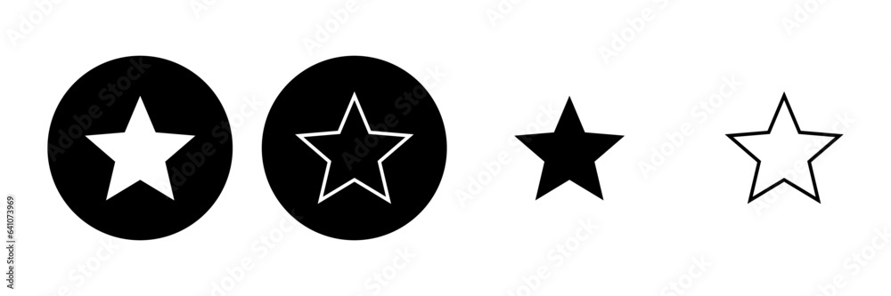 Star Icon set. rating icon vector. favourite star icon Star Icon set. rating icon vector. favourite star icon