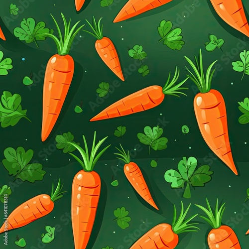 Carrots as seamless tiles