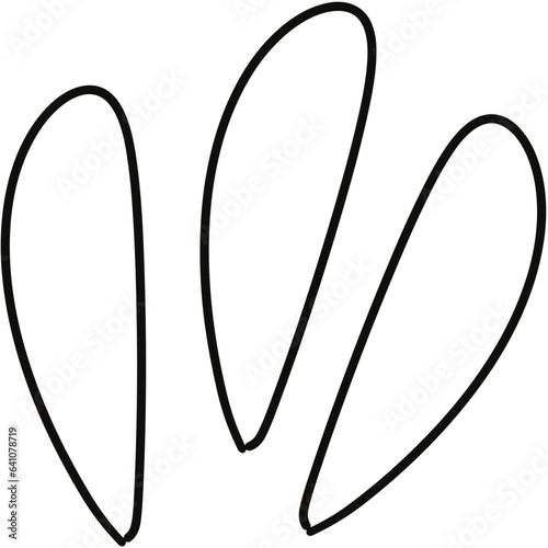 lines doodle shape