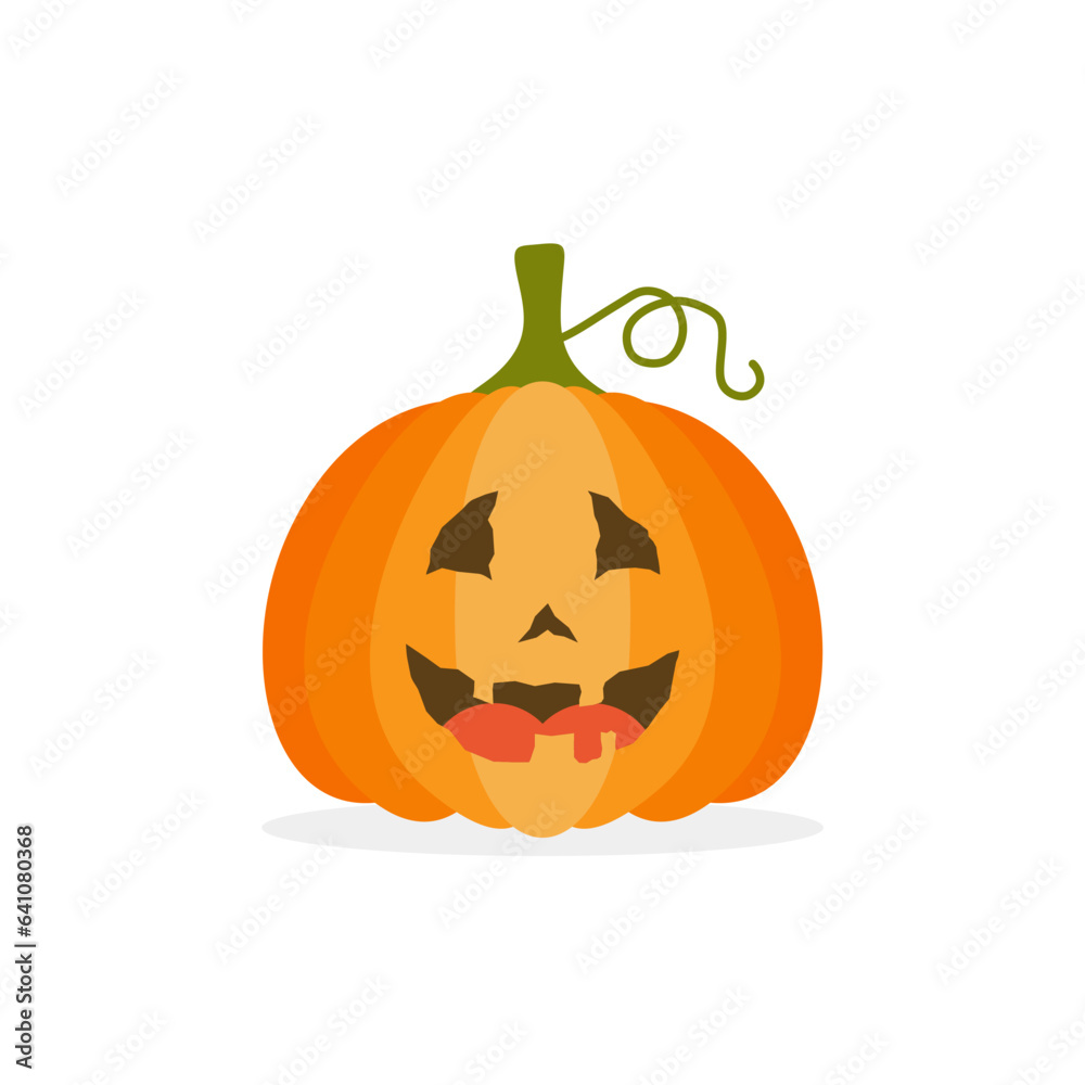 Halloween Pumpkins or Jack O'Lanterns flat design vector illustration Halloween Pumpkins or Jack O'Lanterns flat design vector illustration