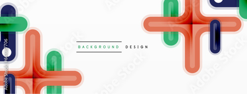 Minimal geometric background cross line. Design for wallpaper, banner, background, landing page, wall art, invitation, prints, posters