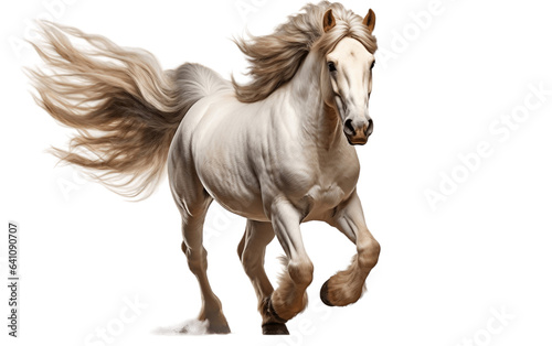 Horse on white transparent background