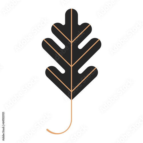 Leaf flat illustration