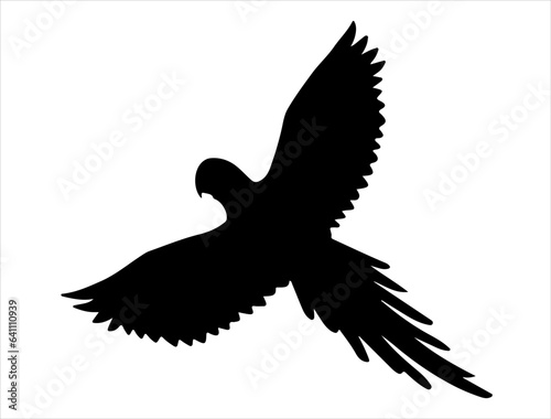 Parrot silhouette vector art