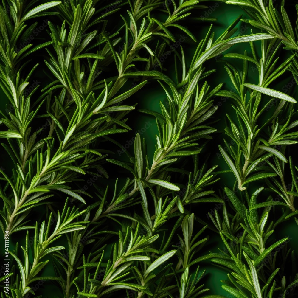 Fototapeta premium Rosemary as seamless tiles